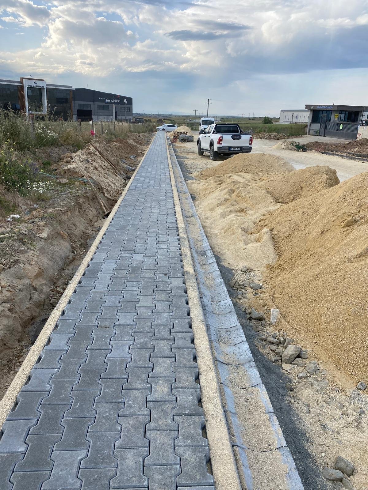 Taş uygulama alanı